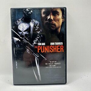 The Punisher DVD Tom Jane John Travolta Marvel Comics Action Movie Rated R